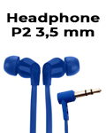 Headphone HP 100 1KF55AA Essential azul P2 de 3,5mm2