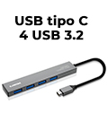HUB USB 3.2 5Gbps Comtac aluminium 9467 c/ 4 portas s/ fonte