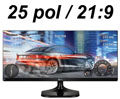 Monitor 25 pol. LG 25UM58-P Full HD 2560 x 1080, 2 HDMI2