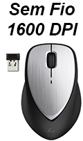 Mouse ptico sem fio HP Envy 500 2LX92AA 1600 dpi#100
