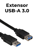 Cabo extensor USB-A 3.0 Tblack macho p/ fmea 1,8m