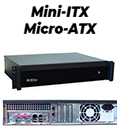 Gabinete rack 19 pol. 2U 3Etec 34cm, mini ITX micro ATX