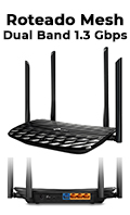 Roteador Wi-Fi 5 TP-Link EC225-G5 Wi-Fi MU-MIMO AC1300 Mesh Dual Band