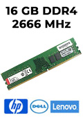 Memria 16GB DDR4 2666MHz Kingston p/ HP Dell Lenovo