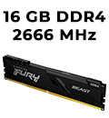 Memria 16GB DDR4 2666MHz Kingston Fury KF426C16BB/16