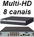 DVR 08 Canais Intelbras MHDX 3108 Full HD Multi HD