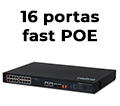 Switch 16 portas fast POE Intelbras SF 1822 HI-POE 2pGb