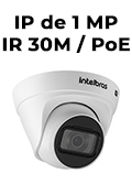 Cmera IP Dome Intelbras VIP 1130 D G2 30m 720p 2,8mm