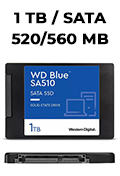 SSD 1TB WD Blue WDS100T3B0A SATA3 2,5 pol. 520/560MBps