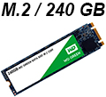 SSD M.2 240GB WD WDS240G2G0B Flash 3D SATA III 