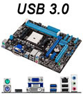Placa me Asus A55M-A/USB3 p/ AMD FM2 VGA HDMI DVI#98