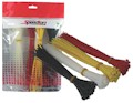 100 abraadeiras de nylon coloridas SpeedLan 3mm X 10cm9