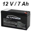 Bateria chumbo-acido ACTPower AP127.0, 12V, 7Ah, F187 #100