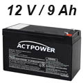 Bateria chumbo-cido ACTPower AP129.0, 12V 9Ah F187#98