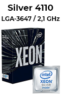 Processador Intel Xeon Silver 4110 LGA-3647 2,1GHz 8C#7