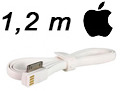 Cabo USB p/ iPhone 4S/4/3GS/3, 30 pinos OEX CB600 1,2m