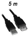 Cabo extensor USB tipo A macho p/ Fmea Tblack, 5 m#10