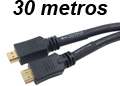 Cabo HDMI amplificado verso 2.0 macho x macho c/ 30 m#100