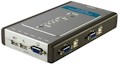 Switch KVM com 4 portas USB, Dlink DKVM-4U c/ 2 cabos#100