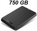 HD externo 750GB Toshiba Canvio Basics preto USB32