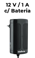 Fonte Intelbras EFB 1201 12V 1A P4 c/ Bateria 2,5Ah3