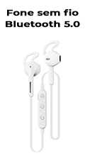 Fone ouvido Bluetooth 5 intra C3tech EP-TWS-10WH 5horas#7