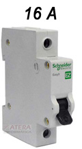Disjuntor Schneider Electric  EZ9F33116, 16A X 1 polo#98