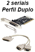 Placa serial PCI com 2 portas seriais Flexport F1121EX2