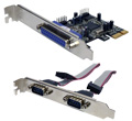 Placa PCI-e, 2 seriais, 1 paralela FlexPort perfil alto