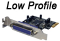Placa PCI-e c/ 1 paralela Flexport F2212e perfil baixo