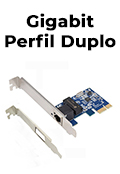 Placa rede PCI-e FlexPort F2712CW gigabit perfil duplo#98