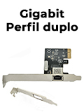Placa rede PCI-e FlexPort F2712CH gigabit perfil duplo2