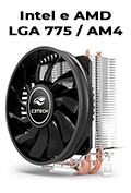 Cooler CPU C3Tech FC-100 Intel LGA775 115X1700 AMD AMx#98