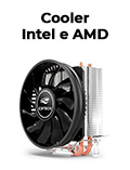 Cooler C3Tech p/ processador Intel LGA 115x 17001851 1366 AMD FMx AMx