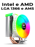 Cooler CPU C3Tech FC-L150 Gaming Intel LGA1366 2011 AMD2