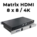 Matrix HDMI 4K 2K com 8 entradas e 8 saídas Flexport#98