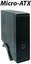 Gabinete slim micro ATX K-Mex GM-06T7 c/ fonte SFX 200W2
