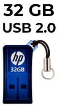 Pendrive flash drive 32GB HP v165w HPFD165W-32 USB 2.02