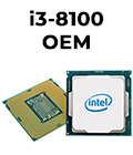 Processador Intel i3-8100 3.6GHz 6MB  LGA1151 8G OEM#98