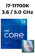 Processador Intel i7-11700K 3,6GHz 16MB 11G c/video