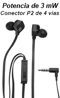Fone c/ microfone  headset HP H2310 P2 3,5mm preto