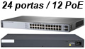 Switch HPE 1820-24G-PoE+ 185W 24 portas, 12 PoE, 2 SFP #100