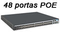 Switch HP JG928A 1920-48G-PoE 370W 48 portas GBit 4 SFP#100