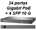 Switch HPE Aruba JL255A 2930F 24 portas Giga. PoE, 4SFP#98