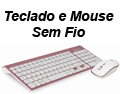 Teclado, mouse s/ fio C3Tech K-W510 pink, tecla baixa#100