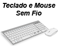 Teclado, mouse s/ fio C3Tech K-W510 prata, tecla baixa#100