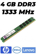 Memria 4GB DDR3 1333MHz Kingston KCP313NS8/4 HP Dell 2