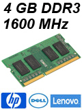 Memria 4GB DDR3 1600MHz Kingston SODIMM HP Dell Lenovo#98
