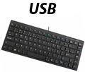 Mini teclado multimdia K-Mex KD-C328 87 teclas USB#100