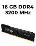 Memria 16GB DDR4 3200MHz Fury Beast KF432C16BB/162
